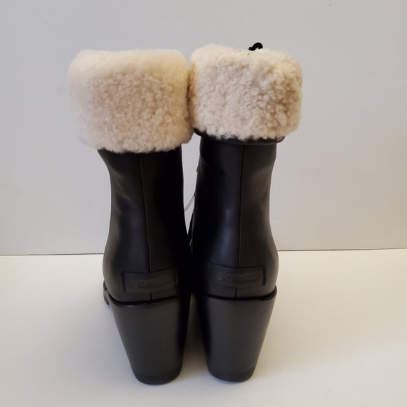 SOLDSorel After Hours lace-up faux-shearling boot - Picture 10 of 10